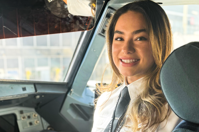 CAU alumna Sara, Delta pilot